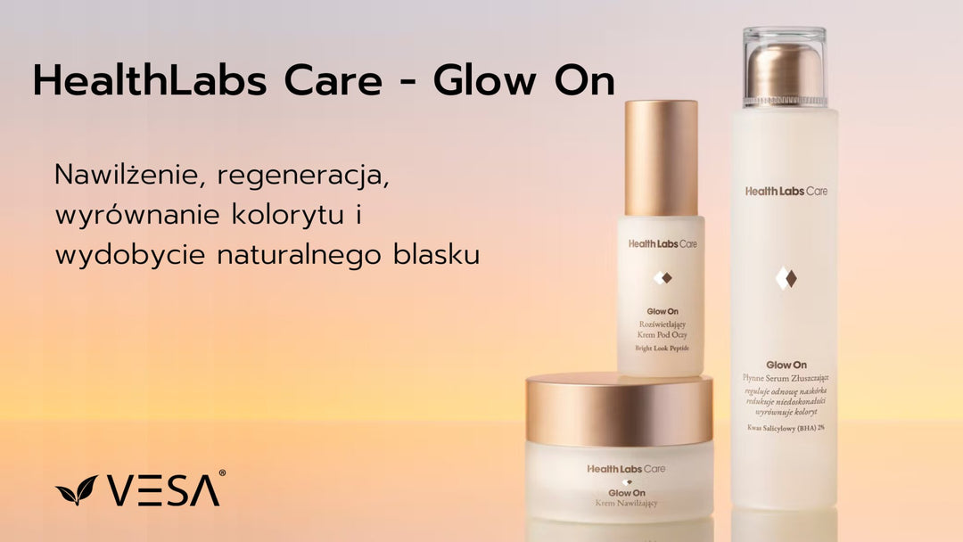 HealthLabs Glow On - Nawilżenie, regeneracja, wyrównanie kolorytu i wydobycie naturalnego blasku - Vesa Beauty