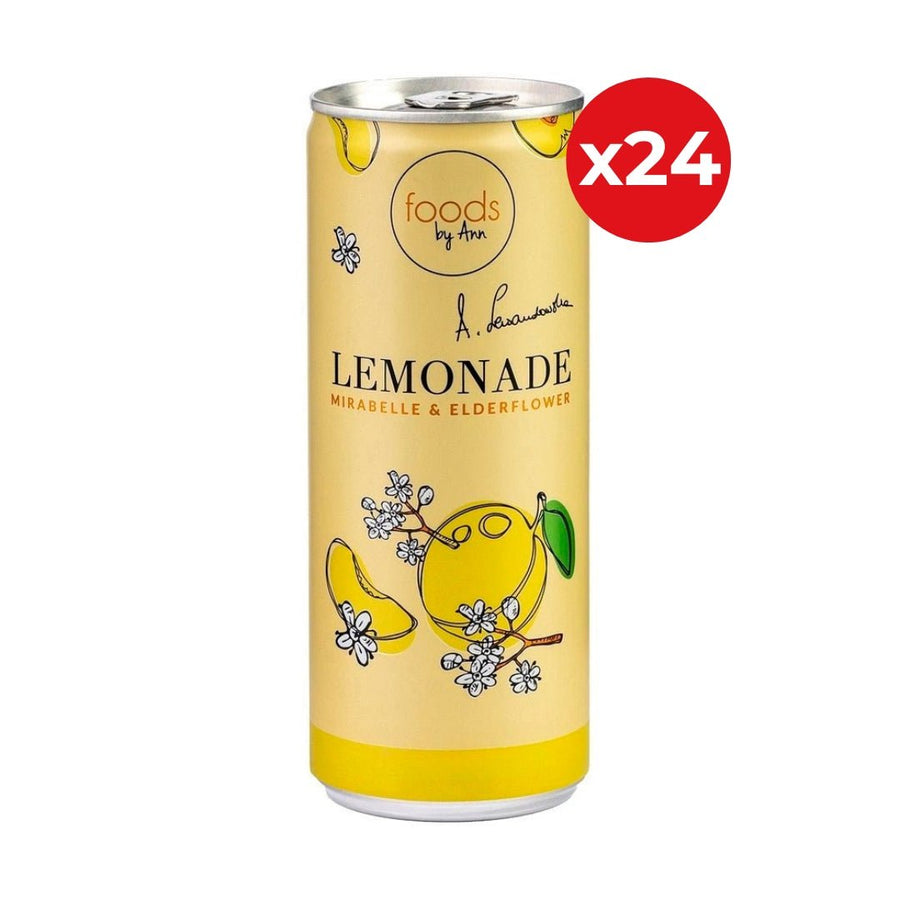 24x Foods by Ann Lemonade Mirabelle & Elderflower 250ml - Foods by Ann - Vesa Beauty