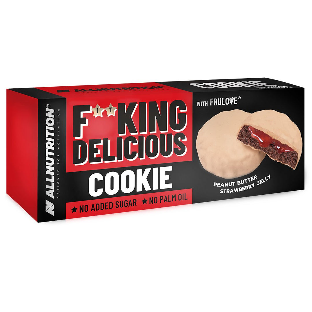 ALLNUTRITION FITKING COOKIE Peanut Butter Strawberry Jelly 128g - ALLNUTRITION - Vesa Beauty