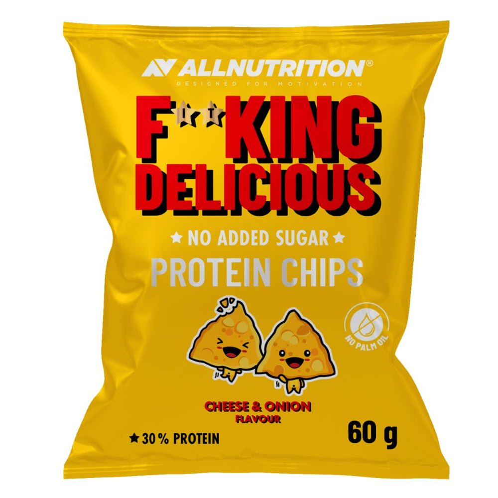 ALLNUTRITION FITKING DELICIOUS Protein Chips - Cheese & Onion 60g - ALLNUTRITION - Vesa Beauty