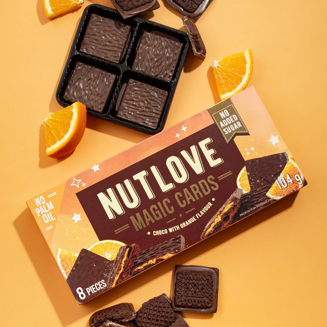 ALLNUTRITION NUTLOVE Magic Cards Choco with Orange 104g - ALLNUTRITION - Vesa Beauty