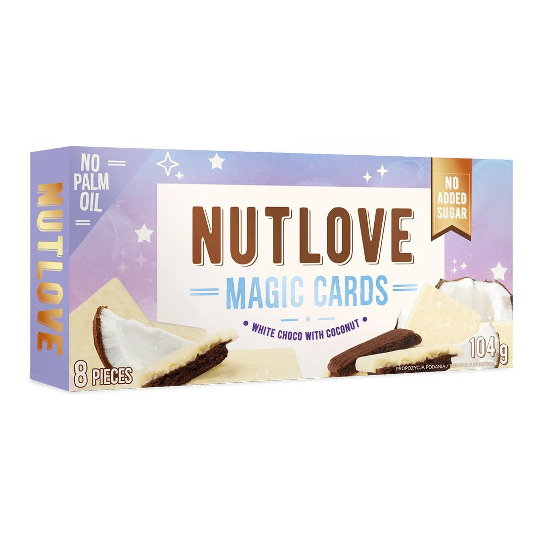 ALLNUTRITION NUTLOVE Magic Cards White Choco with Coconut 104g - ALLNUTRITION - Vesa Beauty