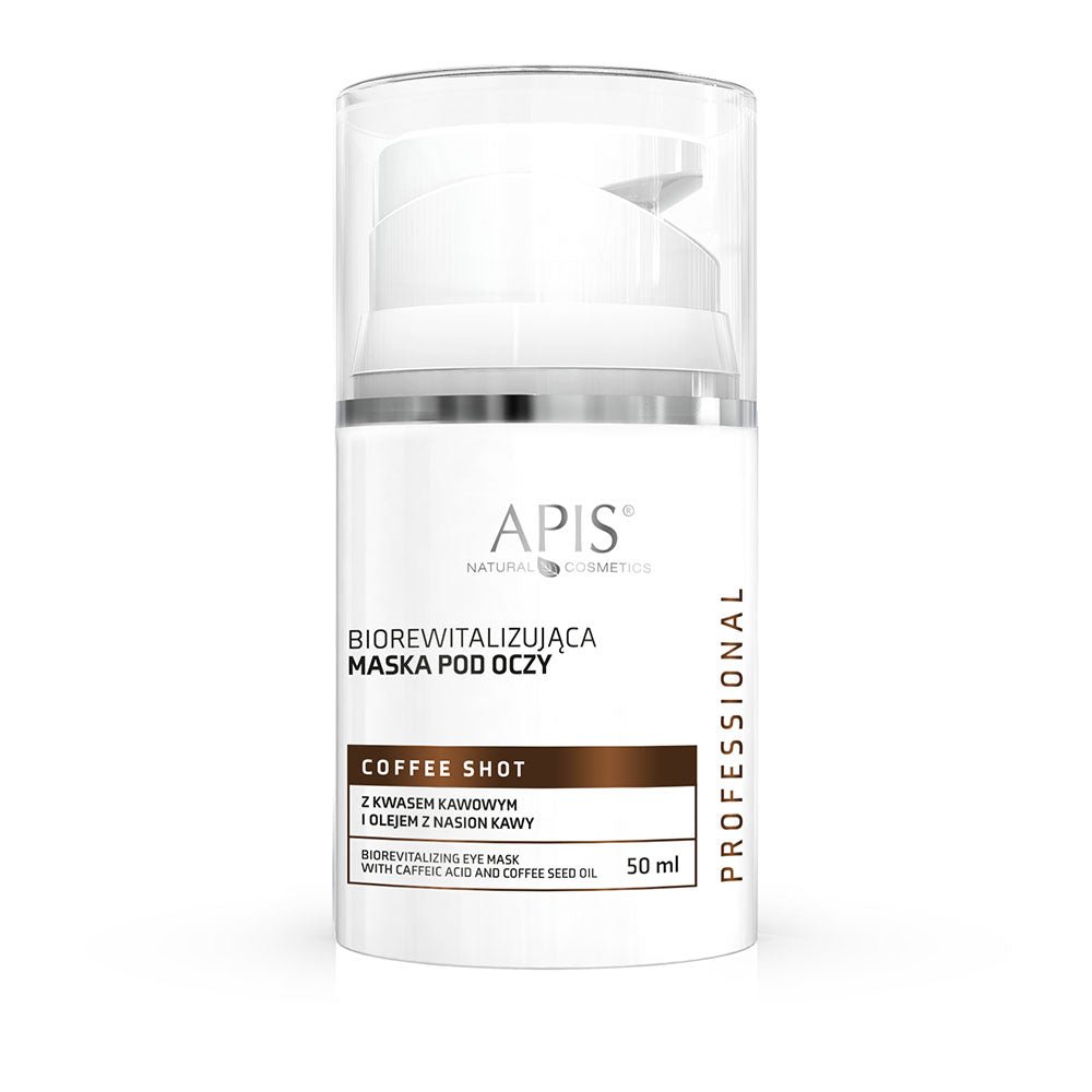 APIS Coffee Shot - Biorevitalizing Eye Mask with Caffeic Acid & Coffee Seed Oil 50ml - APIS - Vesa Beauty