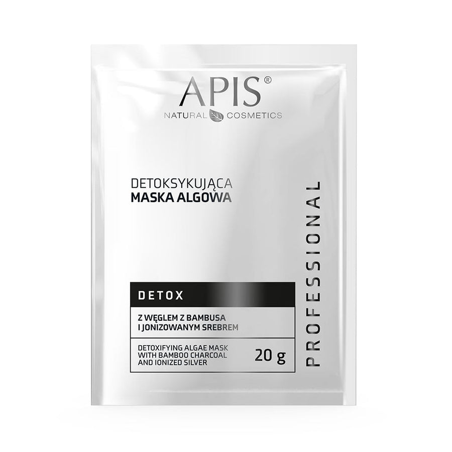 APIS Detox - Detoxifying Algae Mask with Bamboo Charcoal & Ionized Silver 20g - APIS - Vesa Beauty