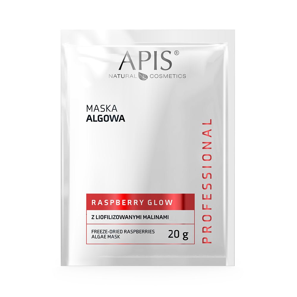 APIS Raspberry Glow - Freeze-dried raspberries Algae Mask 20g - APIS - Vesa Beauty