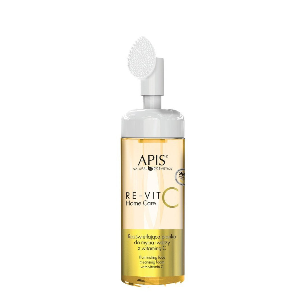 APIS RE - VIT C Home Care - Illuminating Face Cleansing Foam with witamin C 150ml - APIS - Vesa Beauty