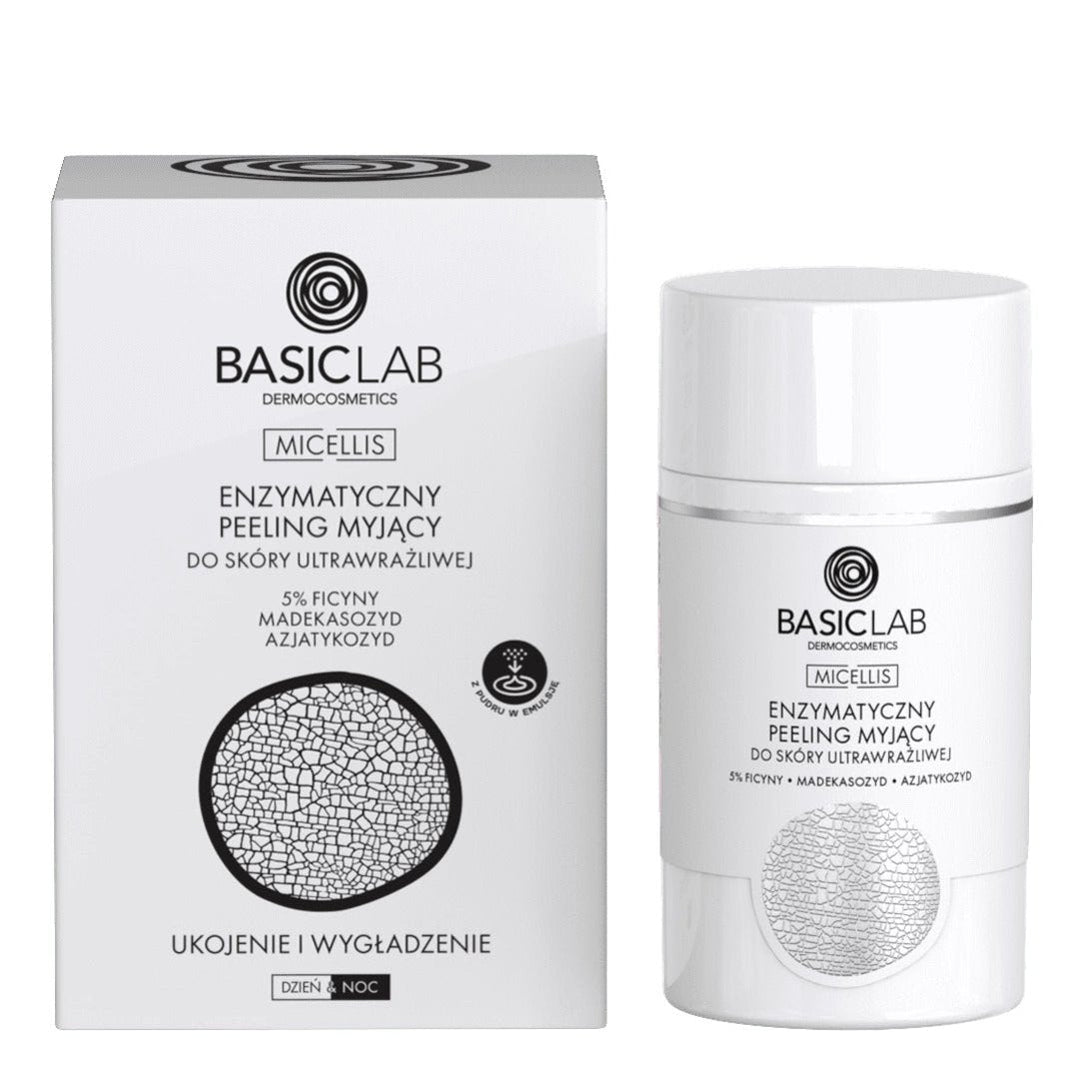 BasicLab Enzymatic cleansing peeling for ultra - sensitive skin 35g - BasicLab - Vesa Beauty