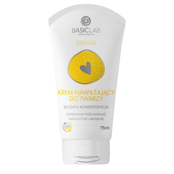 BasicLab Moisturizing face cream. Rich texture 75ml - BasicLab - Vesa Beauty