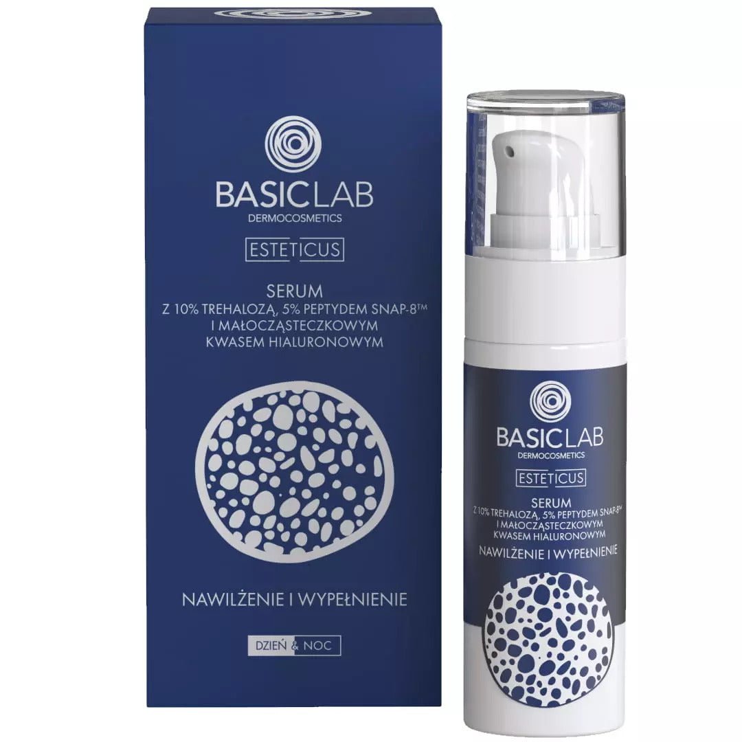 BasicLab Serum with Trehalose 10% and 5% Peptide 30ml - BasicLab - Vesa Beauty