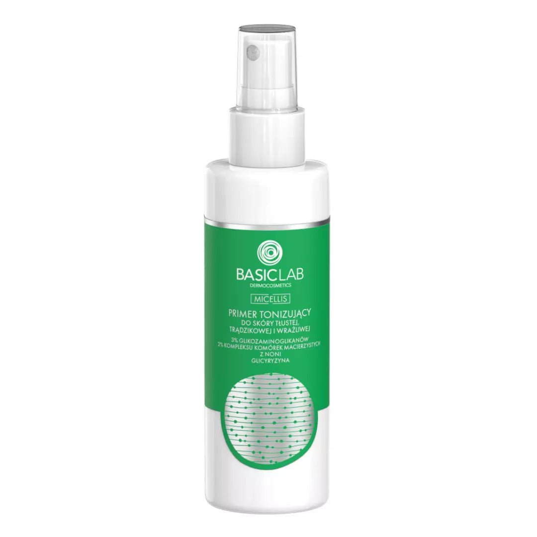 BasicLab Tonic - Toning Primer for Oily, Acne-prone & Sensitive Skin 150ml - BasicLab - Vesa Beauty