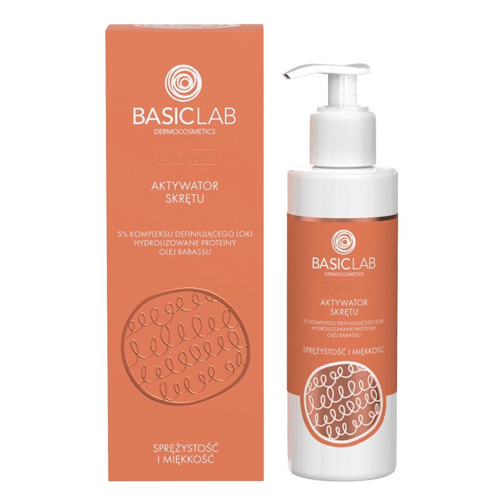 BasicLab Twist activator, 5% curl defining complex, hydrolysed proteins, babassu oil 200ml - BasicLab - Vesa Beauty