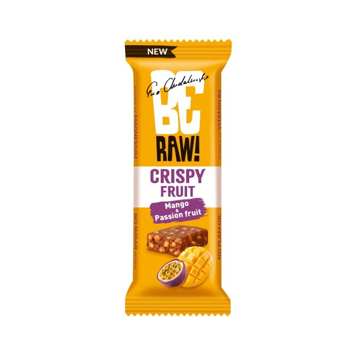 Be Raw Bar Crispy Fruit - Mango&Passion Fruit 40g - Be Raw - Vesa Beauty