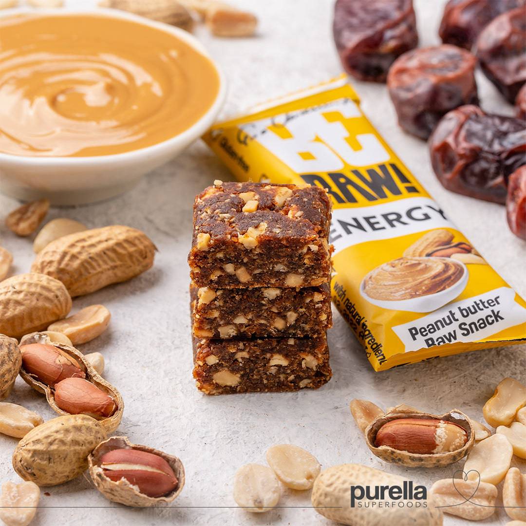 Be Raw Energy Bar - Peanut butter Raw Snack 40g - Be Raw - Vesa Beauty