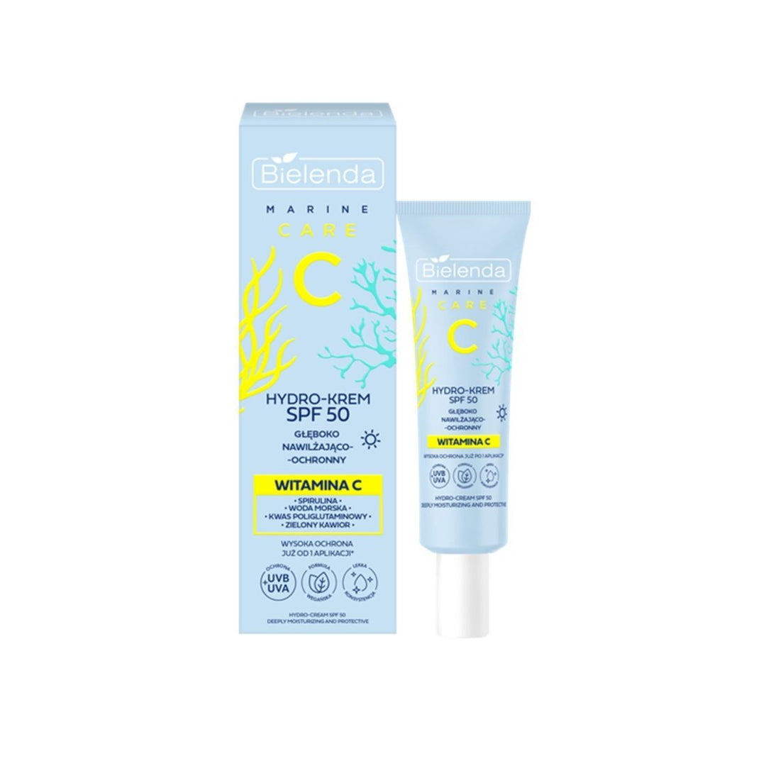 Bielenda C MARINE CARE - Hydro - Cream SPF50 Deeply Moisturizing & Protective 40ml - Bielenda - Vesa Beauty