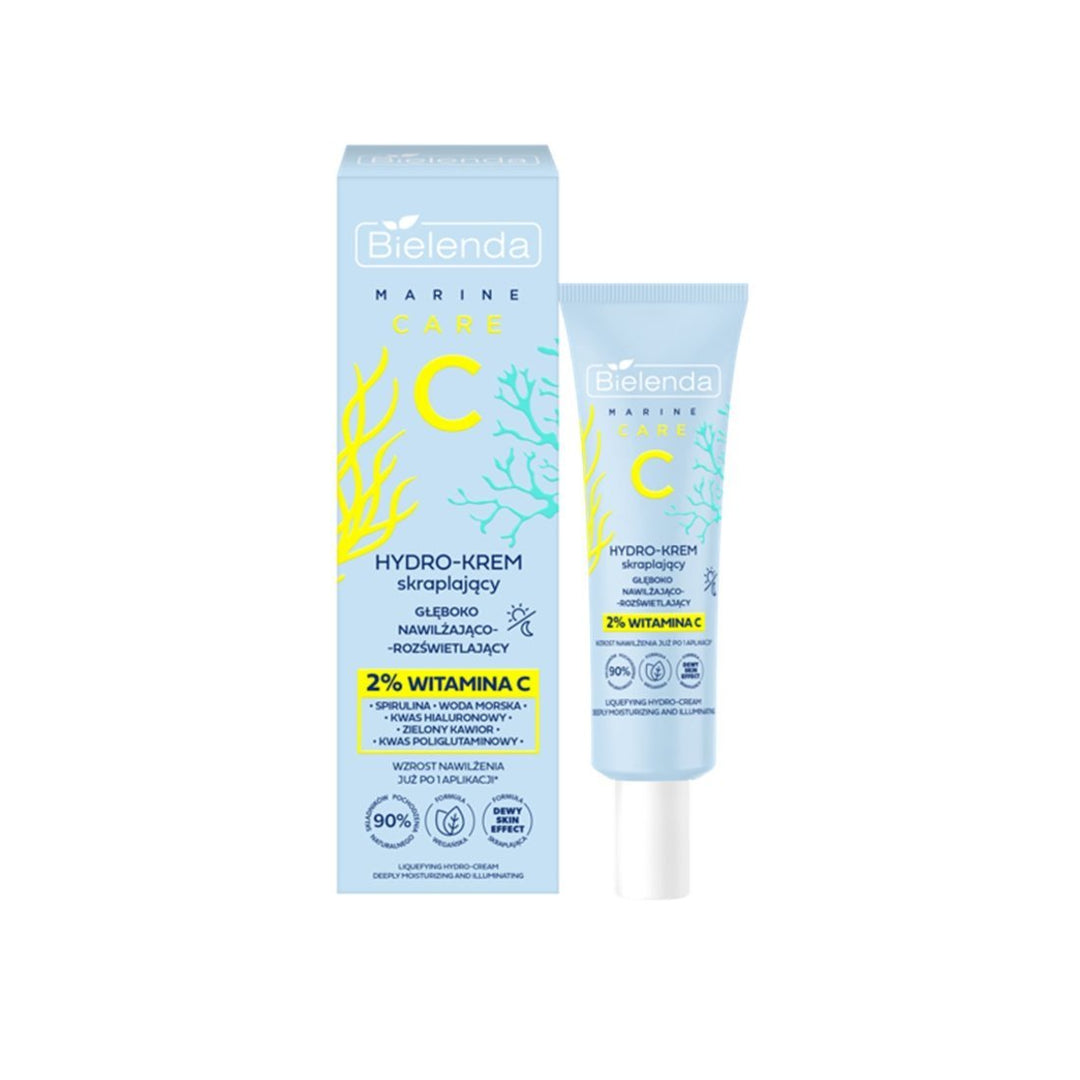 Bielenda C MARINE CARE - Liquefying Hydro - Cream Deeply Moisturizing & Illuminating 50ml - Bielenda - Vesa Beauty