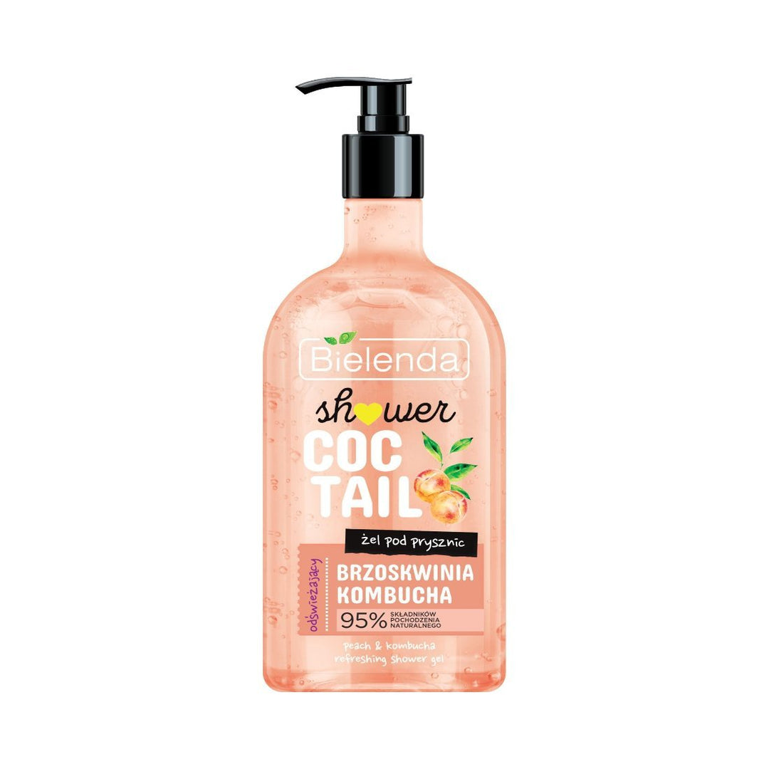 Bielenda COCTAIL - Refreshing Shower Gel Peach & Kombucha 400ml - Bielenda - Vesa Beauty