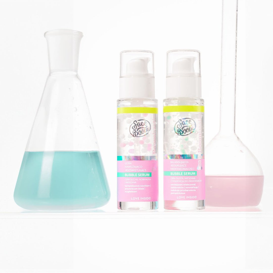 FaceBoom Boombastic Lab - Bubble Serum ultra moisturizing & brightening - dry, normal & mixed skin 30ml - BodyBoom - Vesa Beauty