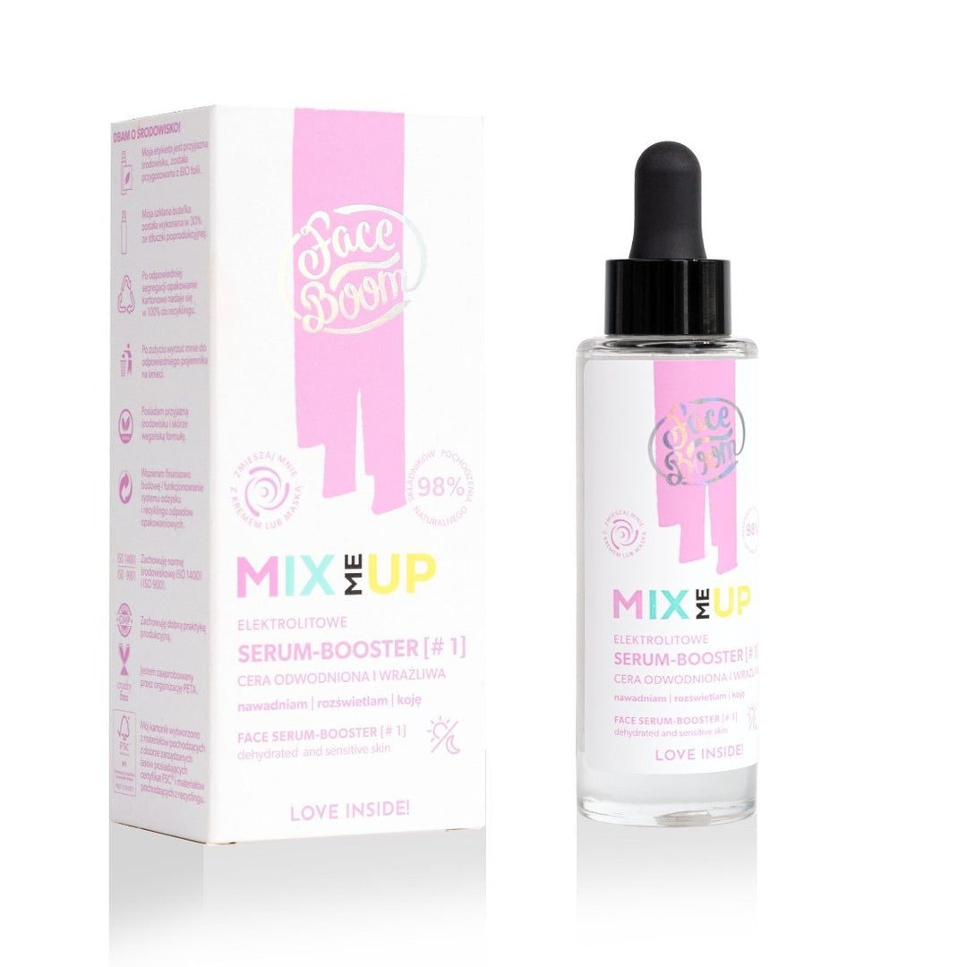 FaceBoom Mix Me Up - Electrolyte Face Serum - Booster #1 30ml - BodyBoom - Vesa Beauty