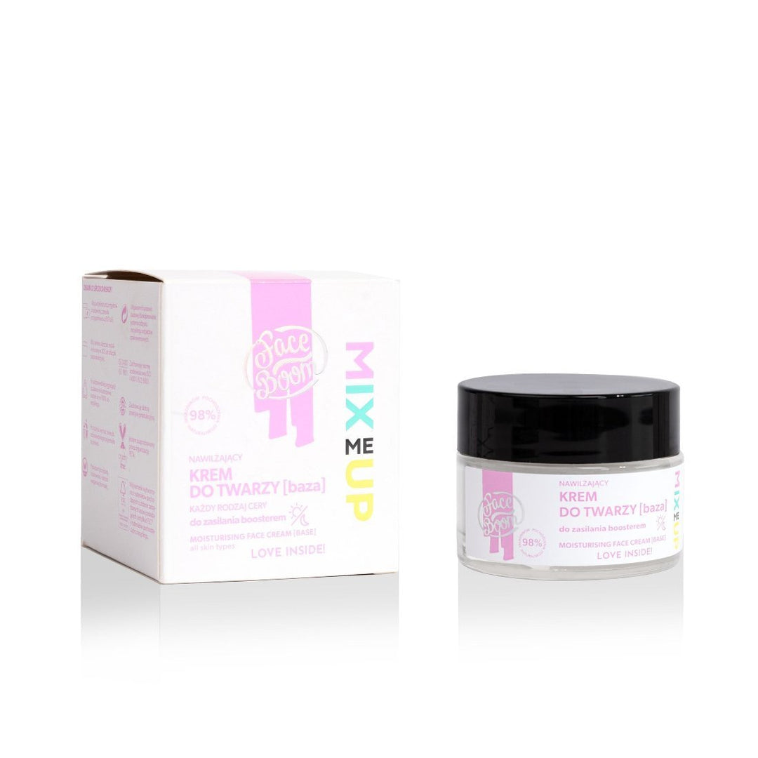 FaceBoom Mix Me Up - Moisturizing Face Cream (Base) all skin types 50ml - BodyBoom - Vesa Beauty