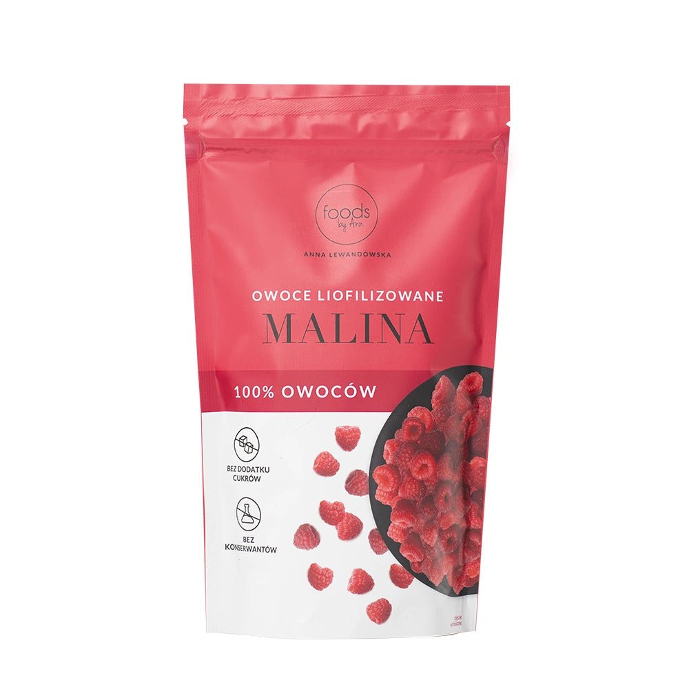 Foods by Ann Freeze - dried fruit - Raspberry 80g - Foods by Ann - Vesa Beauty