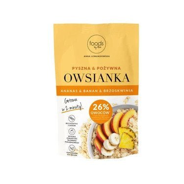 Foods by Ann Oatmeal Pineapple & Banana & Peach 50g - Foods by Ann - Vesa Beauty