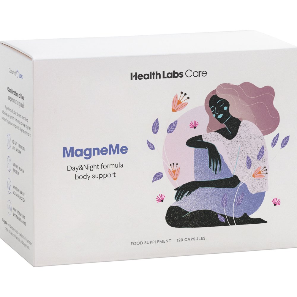 HealthLabs Care MagneMe - Magnesium with active form of vitamin B6 120 capsules - HealthLabs Care - Vesa Beauty