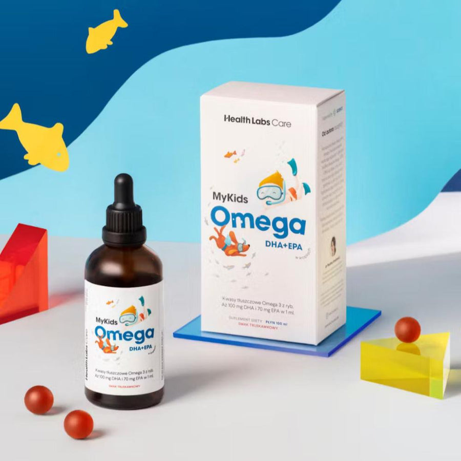 HealthLabs Care MyKids Omega - Omega 3 acids in drops for kids 100ml - HealthLabs Care - Vesa Beauty