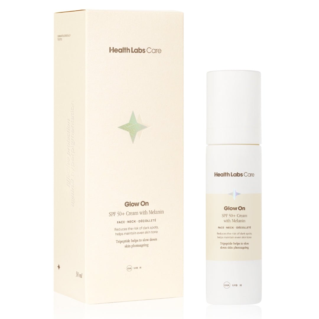 HealthLabs Care SPF 50+ Cream with melanin - Glow On 50ml - HealthLabs Care - Vesa Beauty