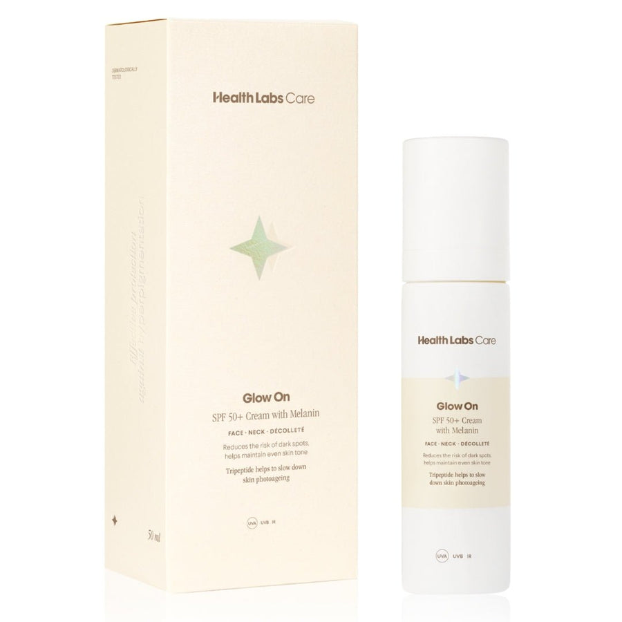 HealthLabs Care SPF 50+ Cream with melanin - Glow On 50ml - HealthLabs Care - Vesa Beauty