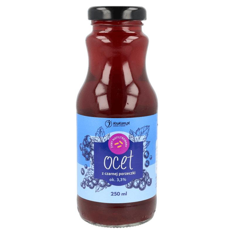 Krukam Blackcurrant vinegar 250ml - Krukam - Vesa Beauty