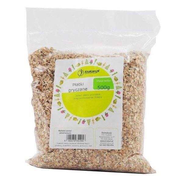 Krukam Buckwheat flakes 500g - Krukam - Vesa Beauty