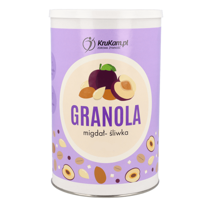 Krukam Granola almond - plum 180g - Krukam - Vesa Beauty