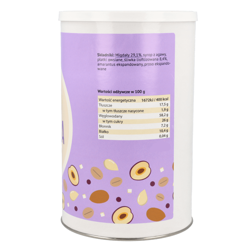 Krukam Granola almond - plum 180g - Krukam - Vesa Beauty