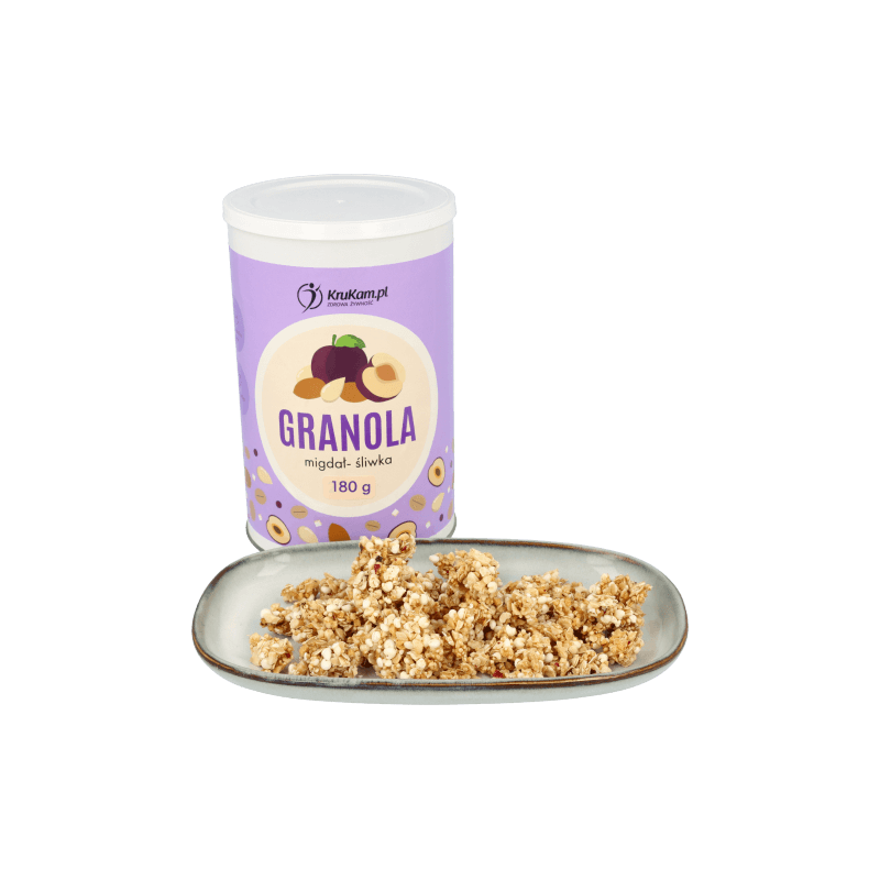 Krukam Granola almond - plum 180g - Krukam - Vesa Beauty