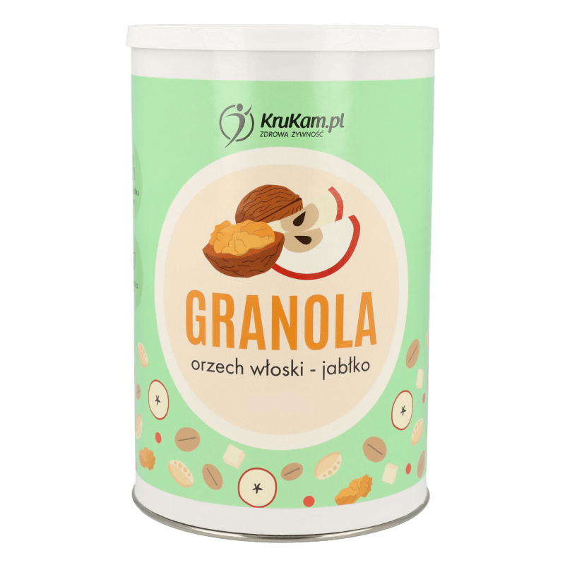 Krukam Granola walnut - apple 270g - Krukam - Vesa Beauty