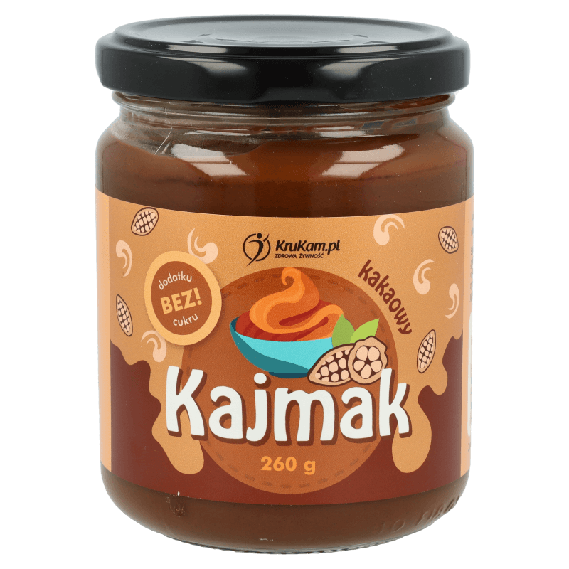 Krukam Kajmak with no added sugar - Cocoa 260g - Krukam - Vesa Beauty