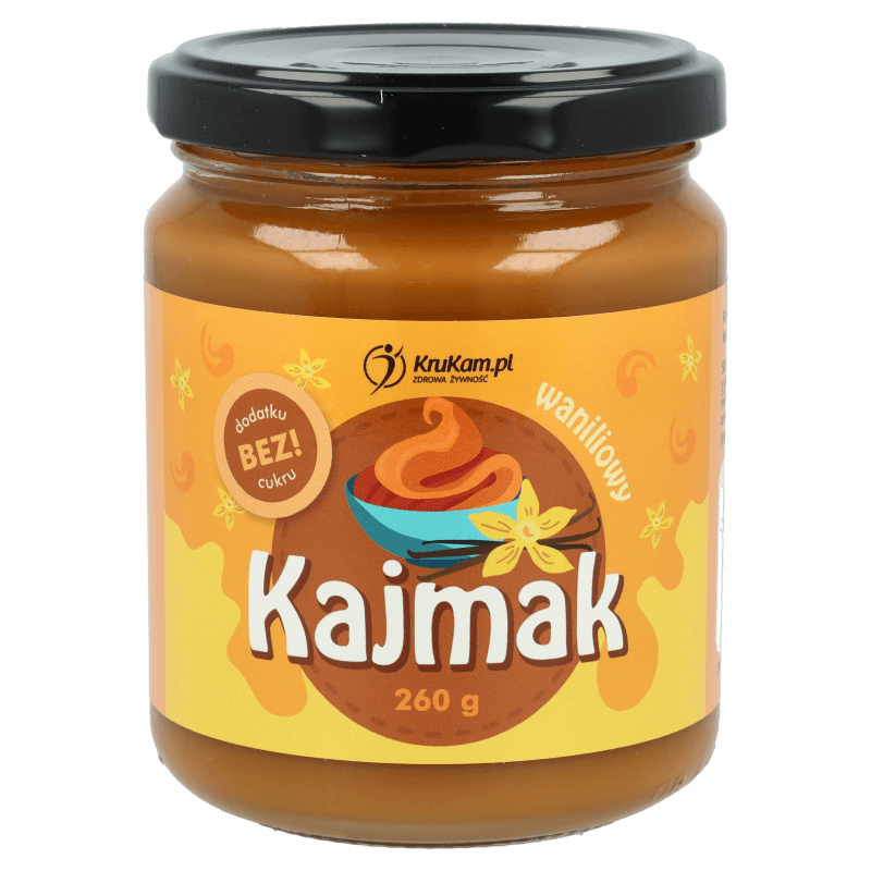 Krukam Kajmak with no added sugar - Vanilla 260g - Krukam - Vesa Beauty