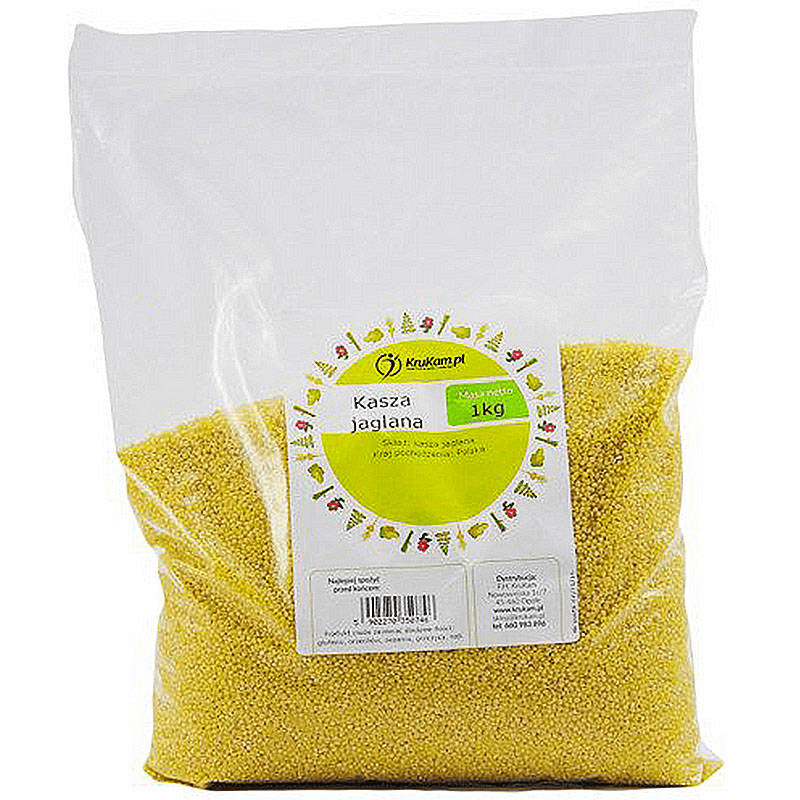 Krukam Millet groats 1kg - Krukam - Vesa Beauty