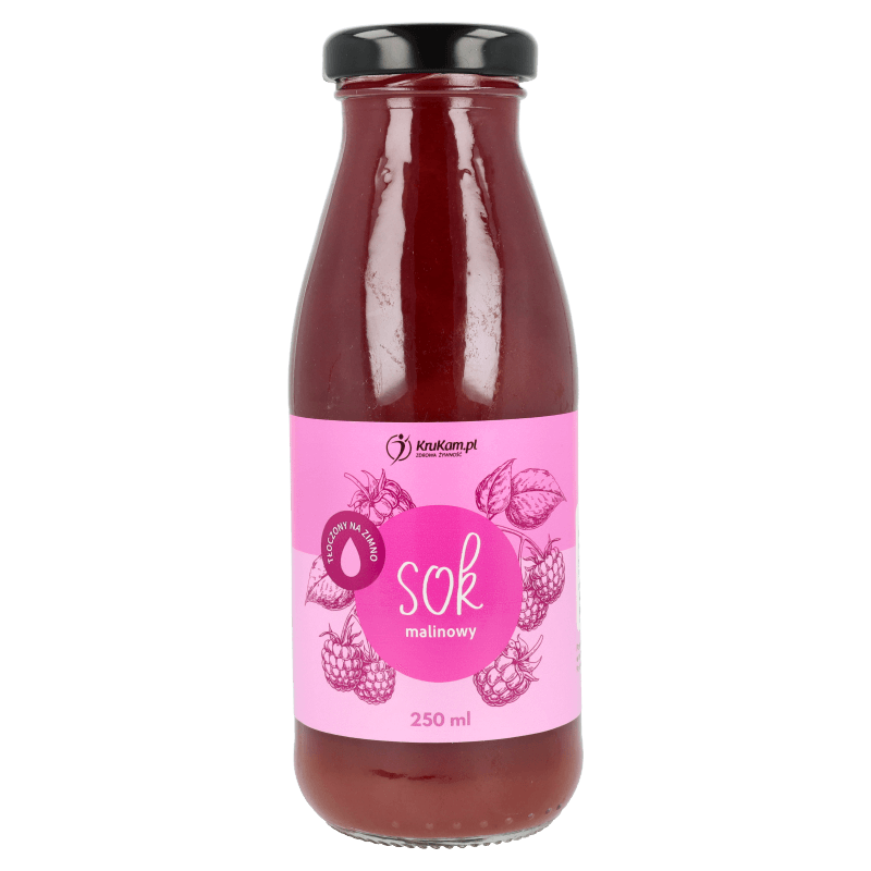 Krukam Raspberry juice 250ml - Krukam - Vesa Beauty