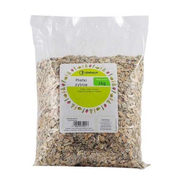 Krukam Rye flakes 1kg - Krukam - Vesa Beauty