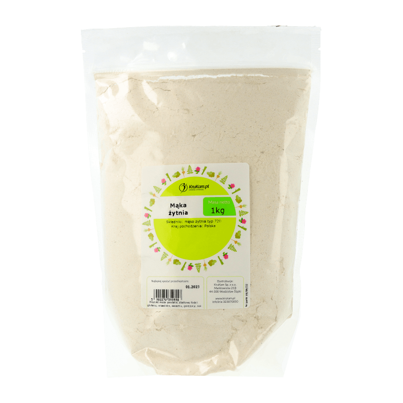 Krukam Rye flour 1kg - Krukam - Vesa Beauty