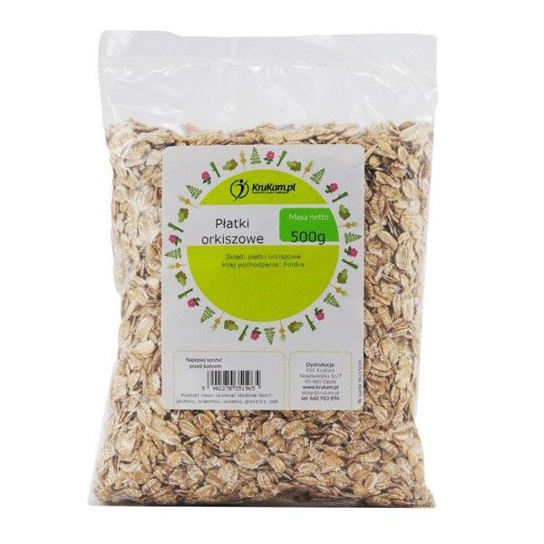 Krukam Spelt flakes 500g - Krukam - Vesa Beauty