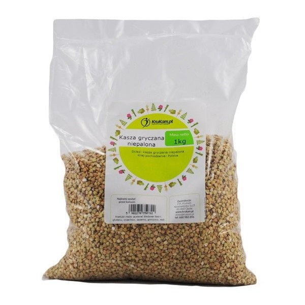 Krukam White buckwheat groats 1kg - Krukam - Vesa Beauty