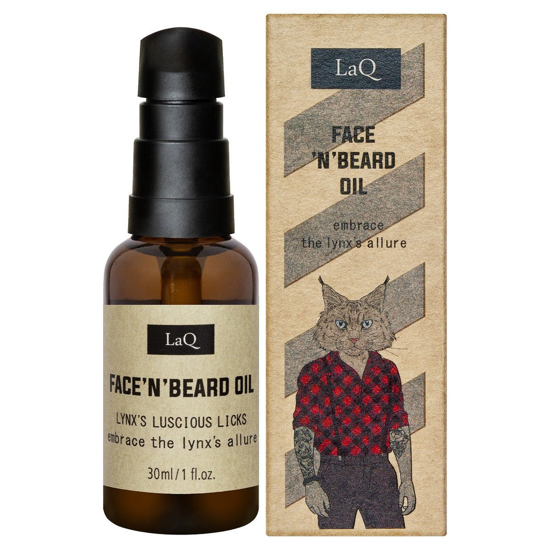 LaQ Face'N' Beard Oil - LYNX 30ml - LaQ - Vesa Beauty