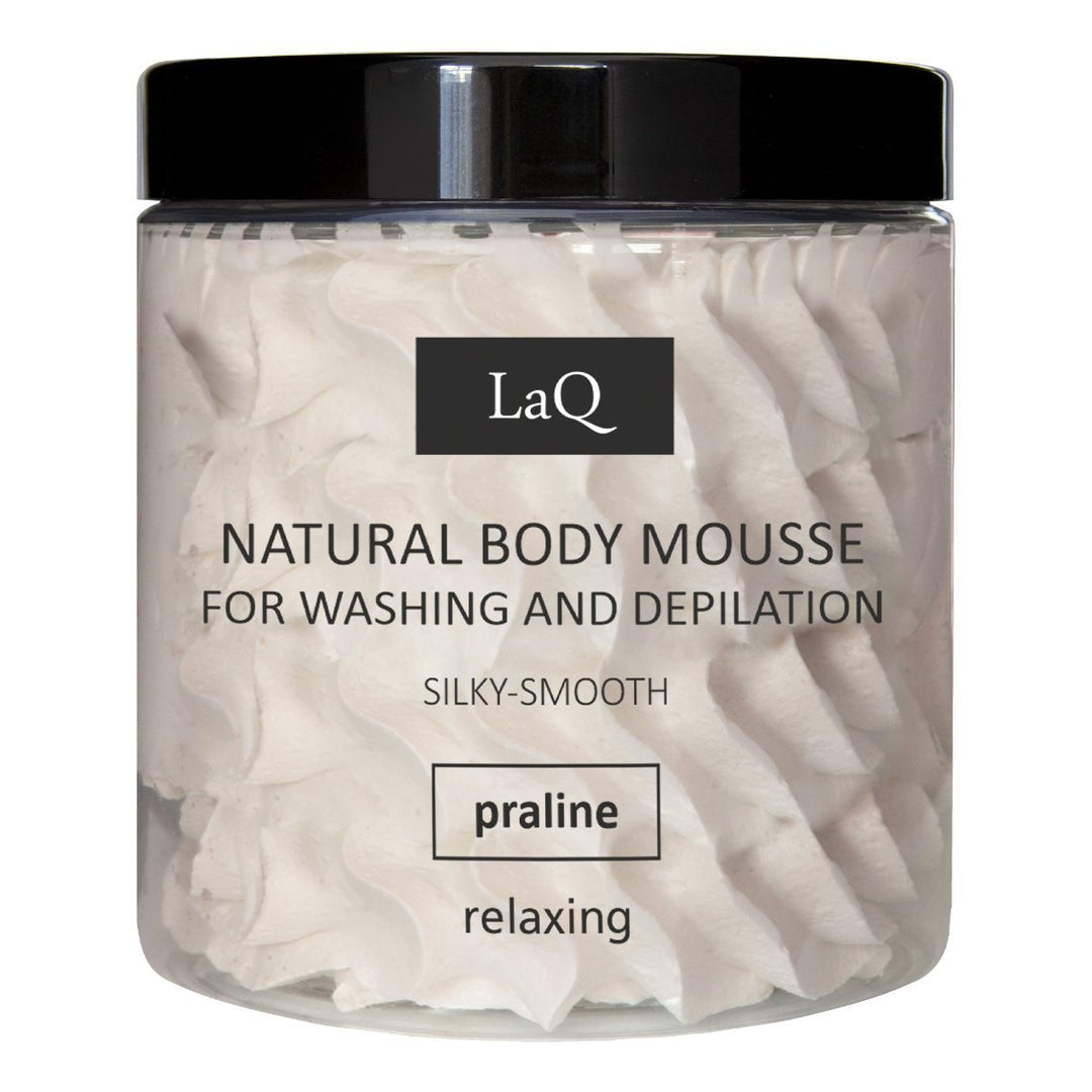 LaQ Silky - Smooth body mousse - washing & depilation - PRALINE 100g - LaQ - Vesa Beauty