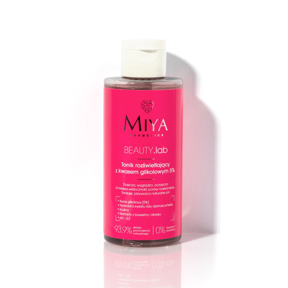 MIYA Cosmetics BEAUTY.Lab Brightening tonic with glycolic acid 5% 150ml - MIYA Cosmetics - Vesa Beauty