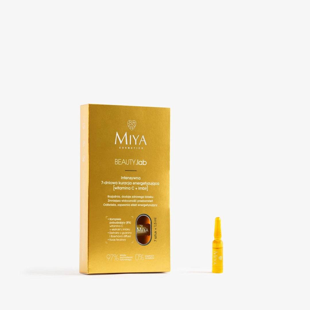 MIYA Cosmetics BEAUTY.lab Intensive 7-day energizing treatment [vitamin C + ginger] 7x1,5ml - MIYA Cosmetics - Vesa Beauty