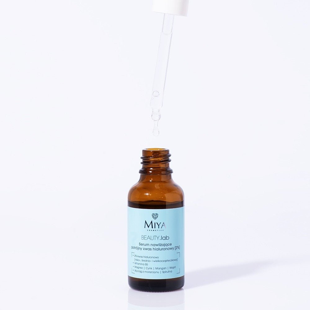 MIYA Cosmetics BEAUTY.Lab Moisturizing serum with triple hyaluronic acid 2% 30ml - MIYA Cosmetics - Vesa Beauty