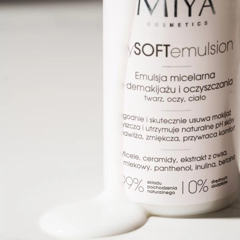 MIYA Cosmetics mySOFTemulsion Micellar emulsion for makeup removal and cleansing 140ml - MIYA Cosmetics - Vesa Beauty