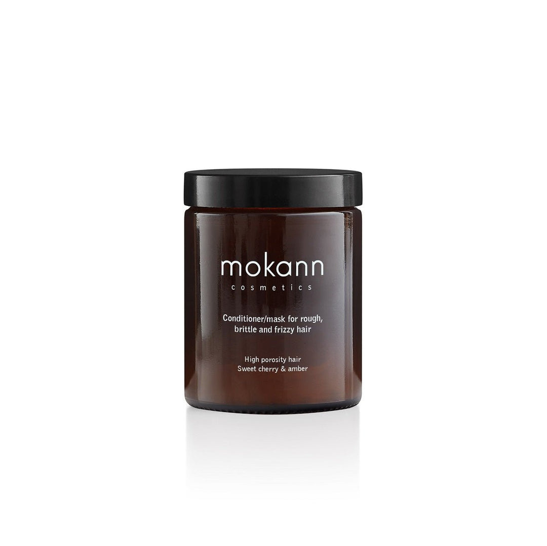 Mokann Conditioner/Mask for Rough, Brittle and Frizzy Hair SWEET CHERRY & AMBER 180ml - Mokosh - Vesa Beauty